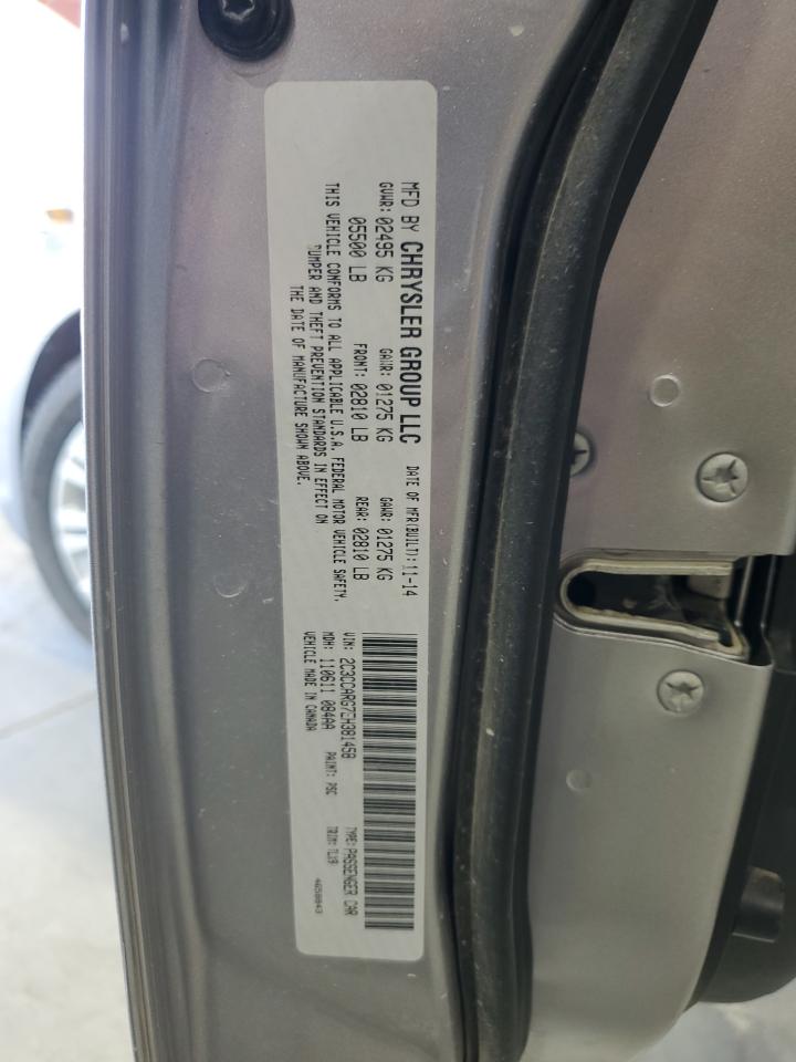 2014 Chrysler 300 VIN: 2C3CCARG7EH381458 Lot: 68479415