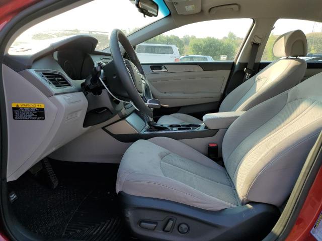  HYUNDAI SONATA 2015 Czerwony