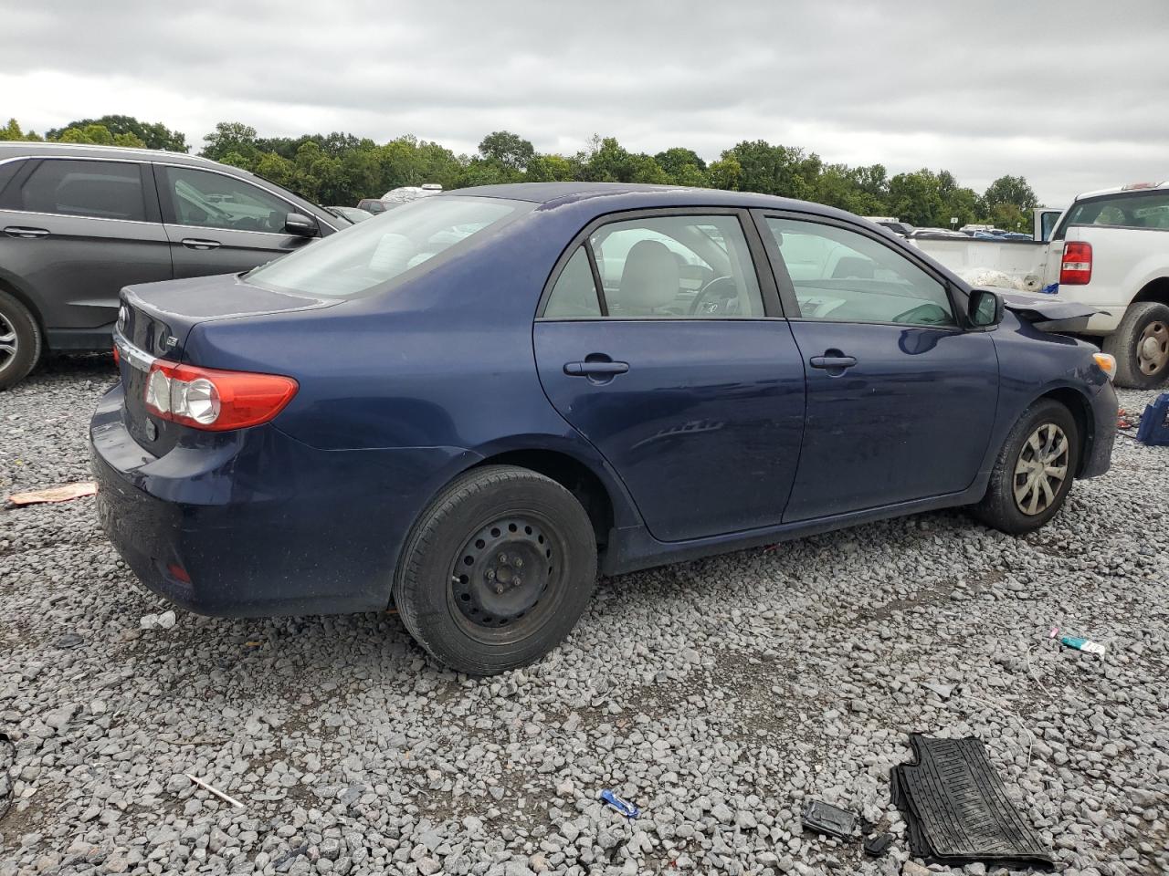 2011 Toyota Corolla Base blue sedan gas 2T1BU4EE7BC639302 photo #4