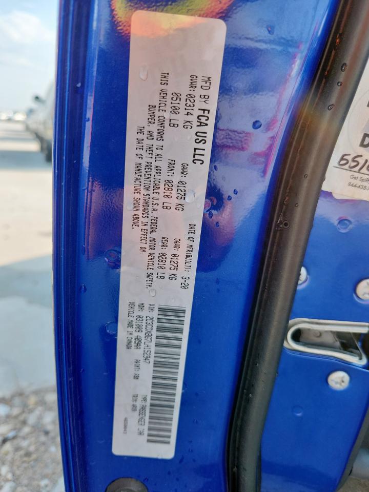 2020 Dodge Charger Sxt VIN: 2C3CDXBG7LH152947 Lot: 70558095