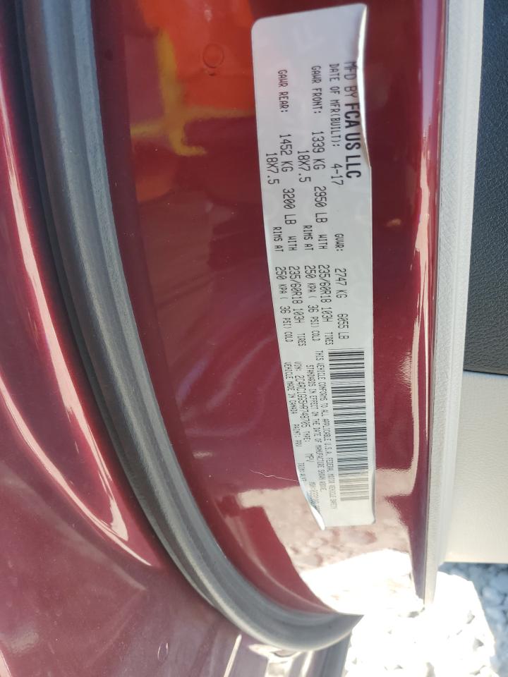 2017 Chrysler Pacifica Limited VIN: 2C4RC1GG5HR748705 Lot: 67936765