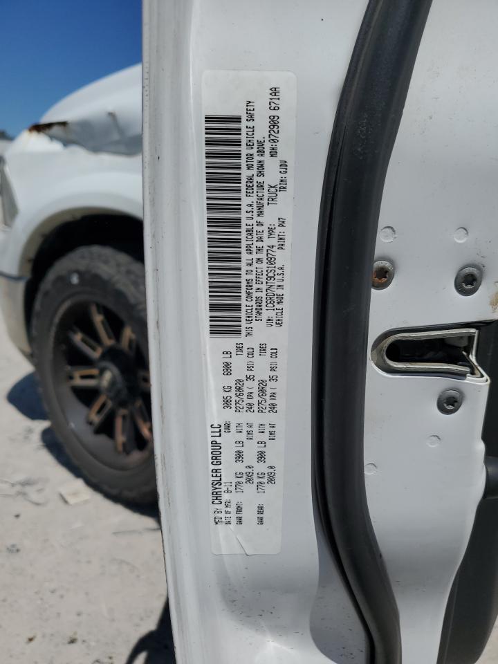 2012 Dodge Ram 1500 Laramie VIN: 1C6RD7NT9CS109774 Lot: 70865485