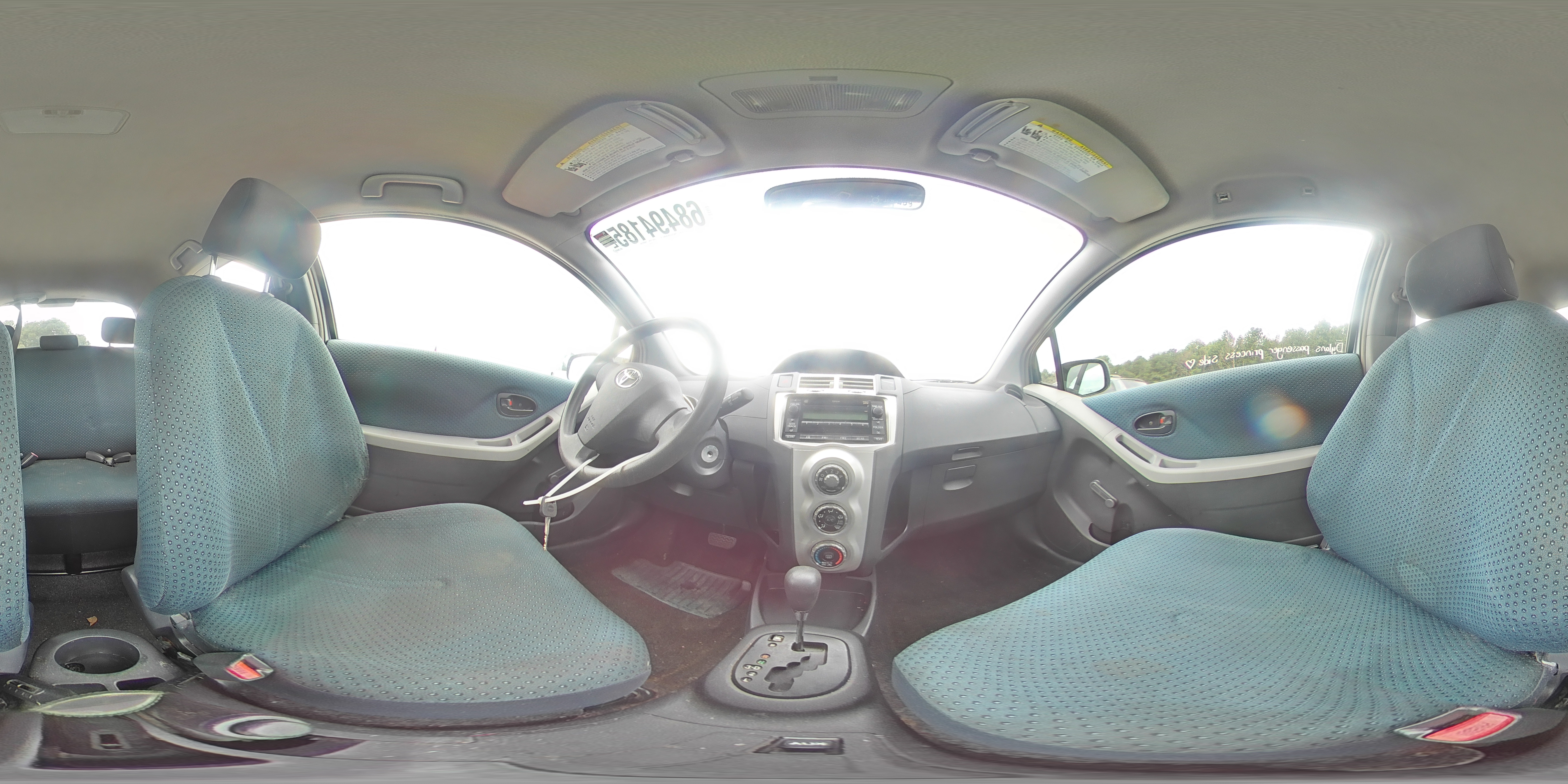 2007 Toyota Yaris VIN: JTDJT923875110850 Lot: 68494185