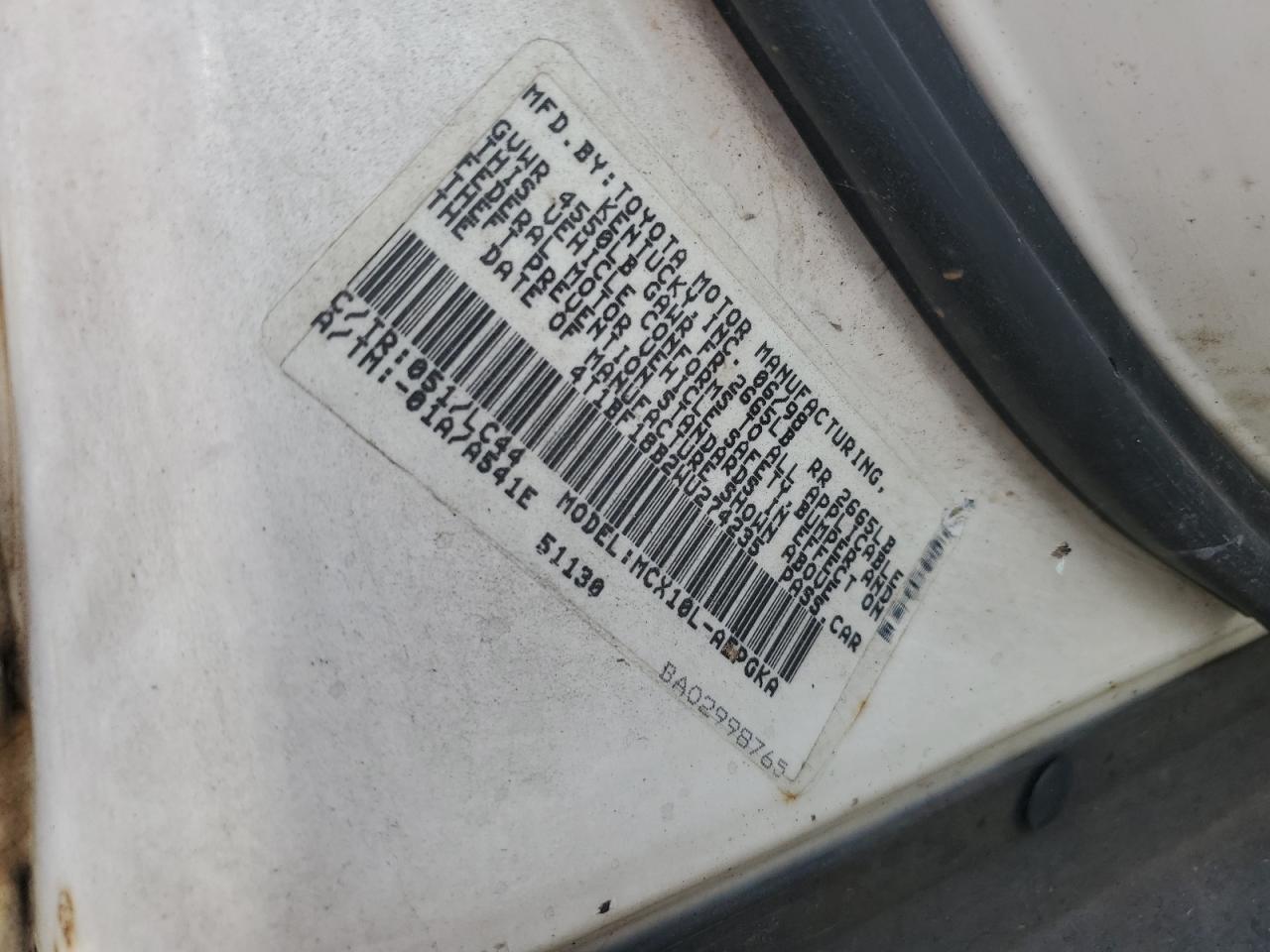 1998 Toyota Avalon Xl VIN: 4T1BF18B2WU274235 Lot: 69358515