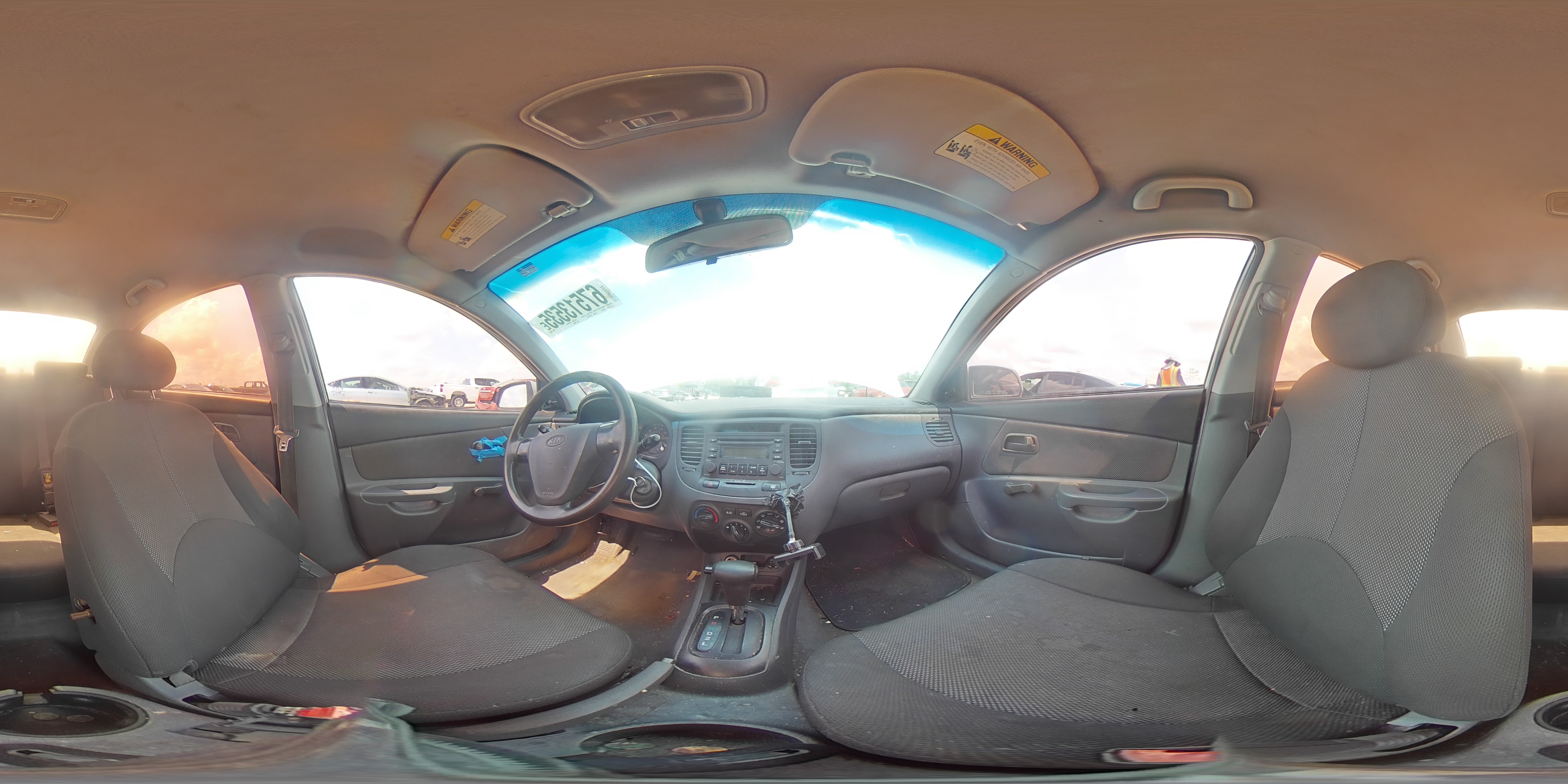 2006 Kia Rio VIN: KNADE123666159852 Lot: 67513535