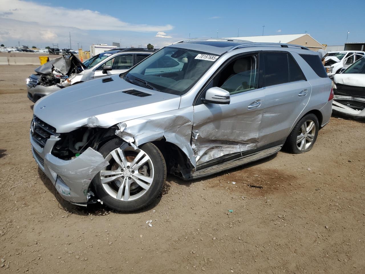 2013 Mercedes-Benz Ml 350 4Matic silver null gas 4JGDA5HB5DA102455 photo #1