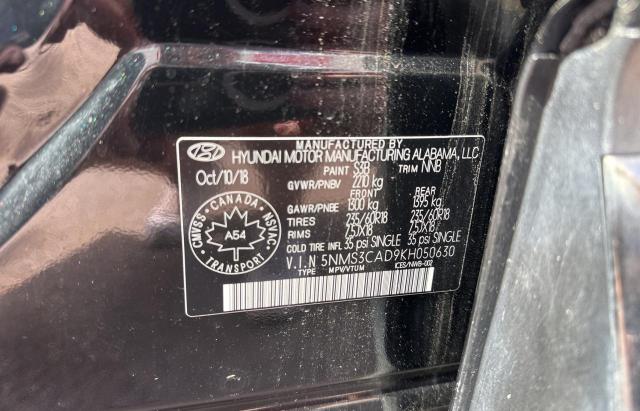 2019 HYUNDAI SANTA FE SEL  