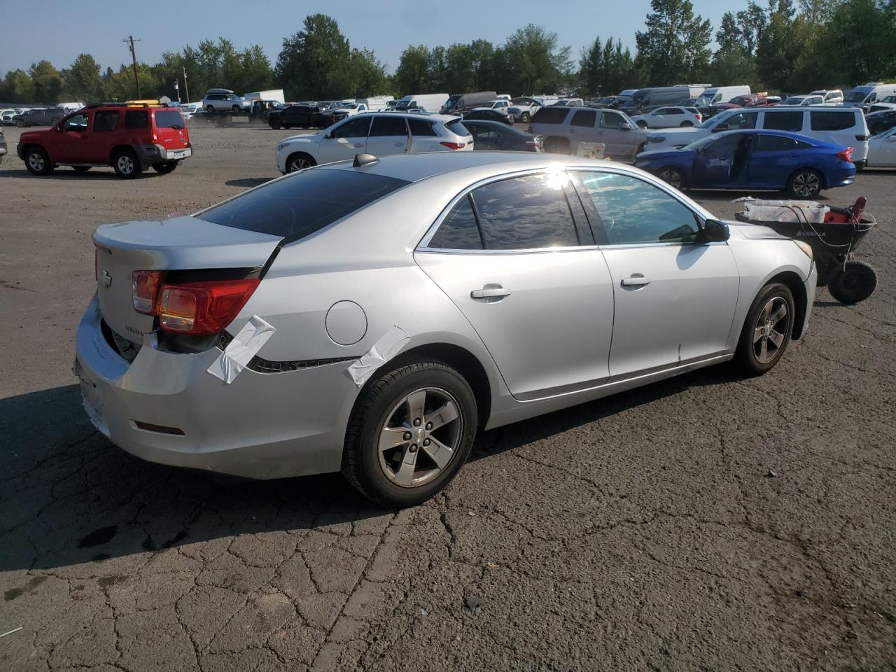 2014 Chevrolet Malibu Ls silver null gas 1G11B5SL3EF203089 photo #4