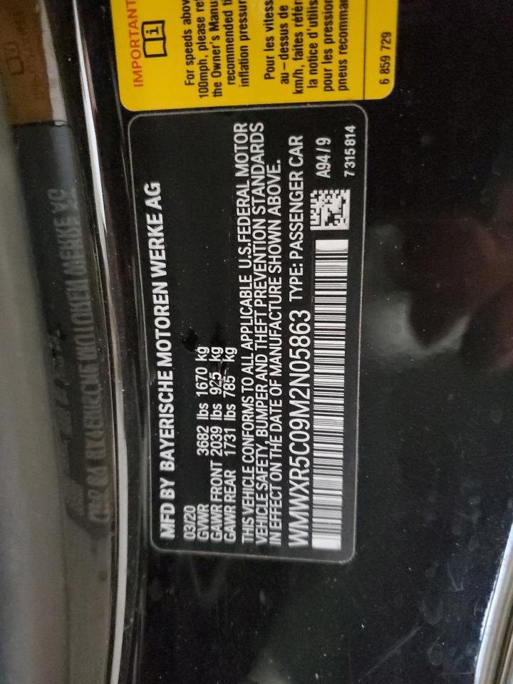 2021 Mini Cooper S VIN: WMWXR5C09M2N05863 Lot: 69428415