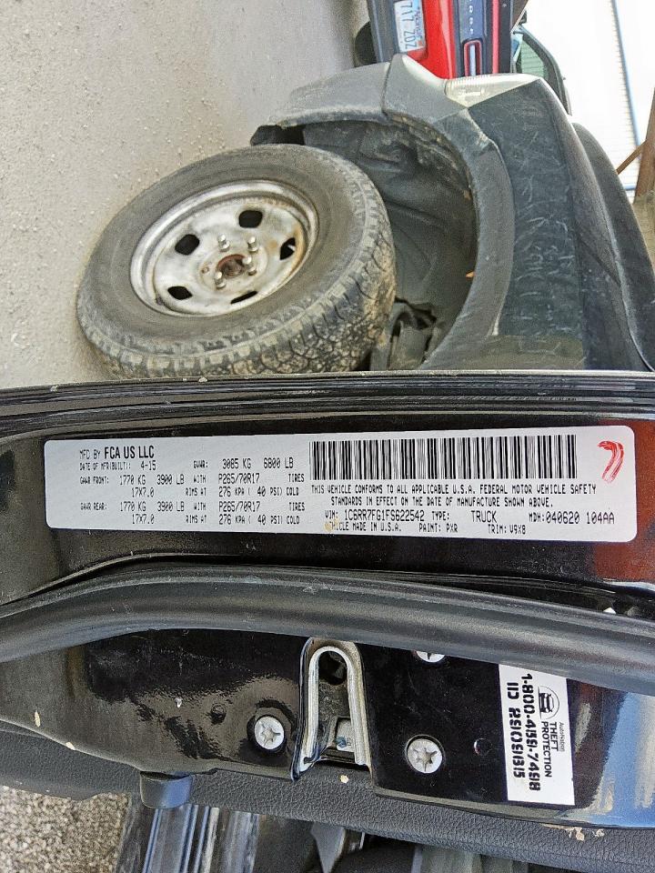 2015 Ram 1500 St VIN: 1C6RR7FG1FS622542 Lot: 70031375