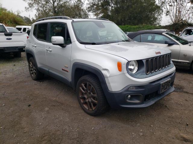 Паркетники JEEP RENEGADE 2016 Серебристый