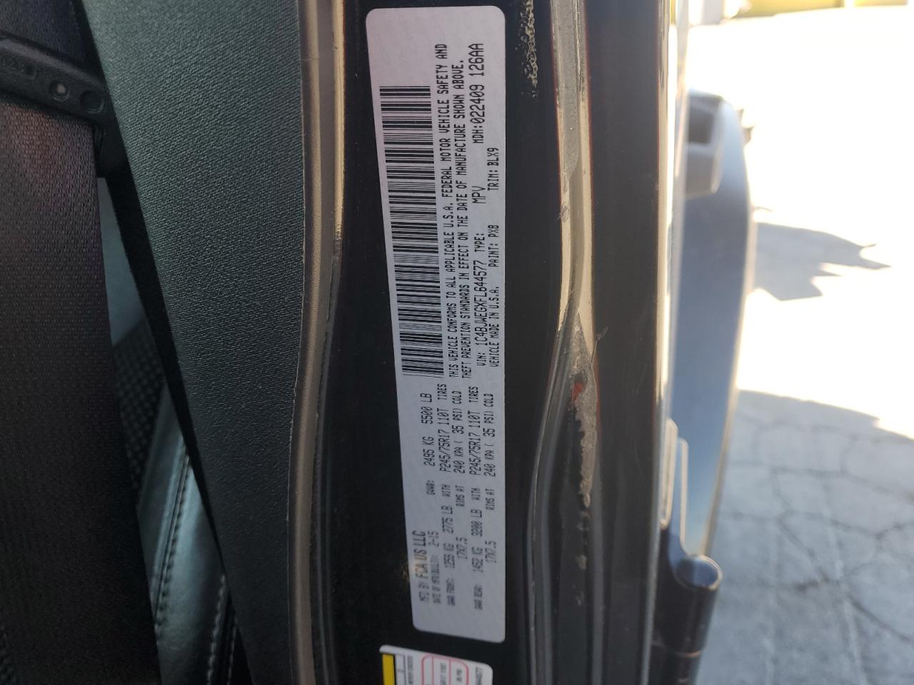 2015 Jeep Wrangler X VIN: 1C4BJWEGXFL644577 Lot: 70427475