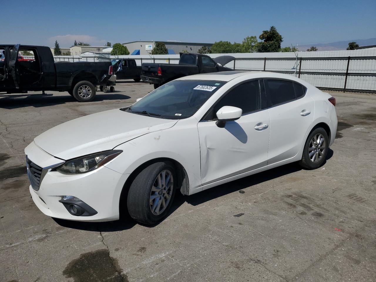 2016 Mazda 3 Touring white null gas JM1BM1W73G1298877 photo #1