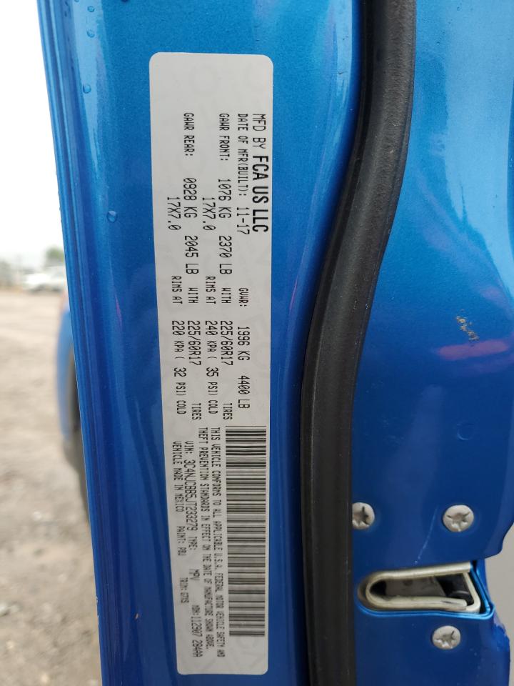 2018 Jeep Compass Latitude VIN: 3C4NJCBB5JT233279 Lot: 70304765