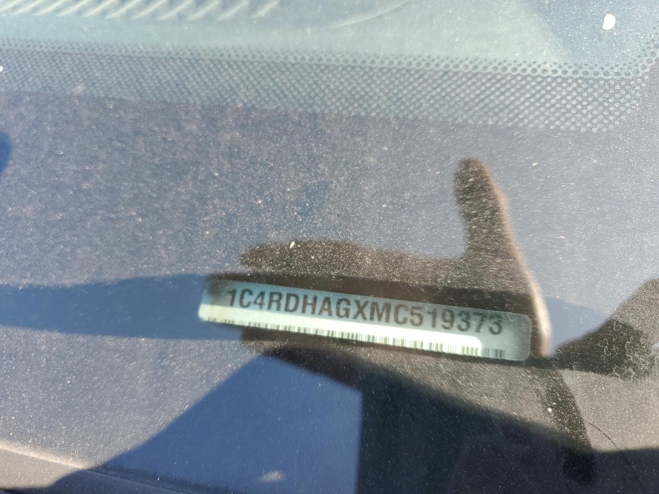 2021 Dodge Durango Sxt VIN: 1C4RDHAGXMC519373 Lot: 68293575