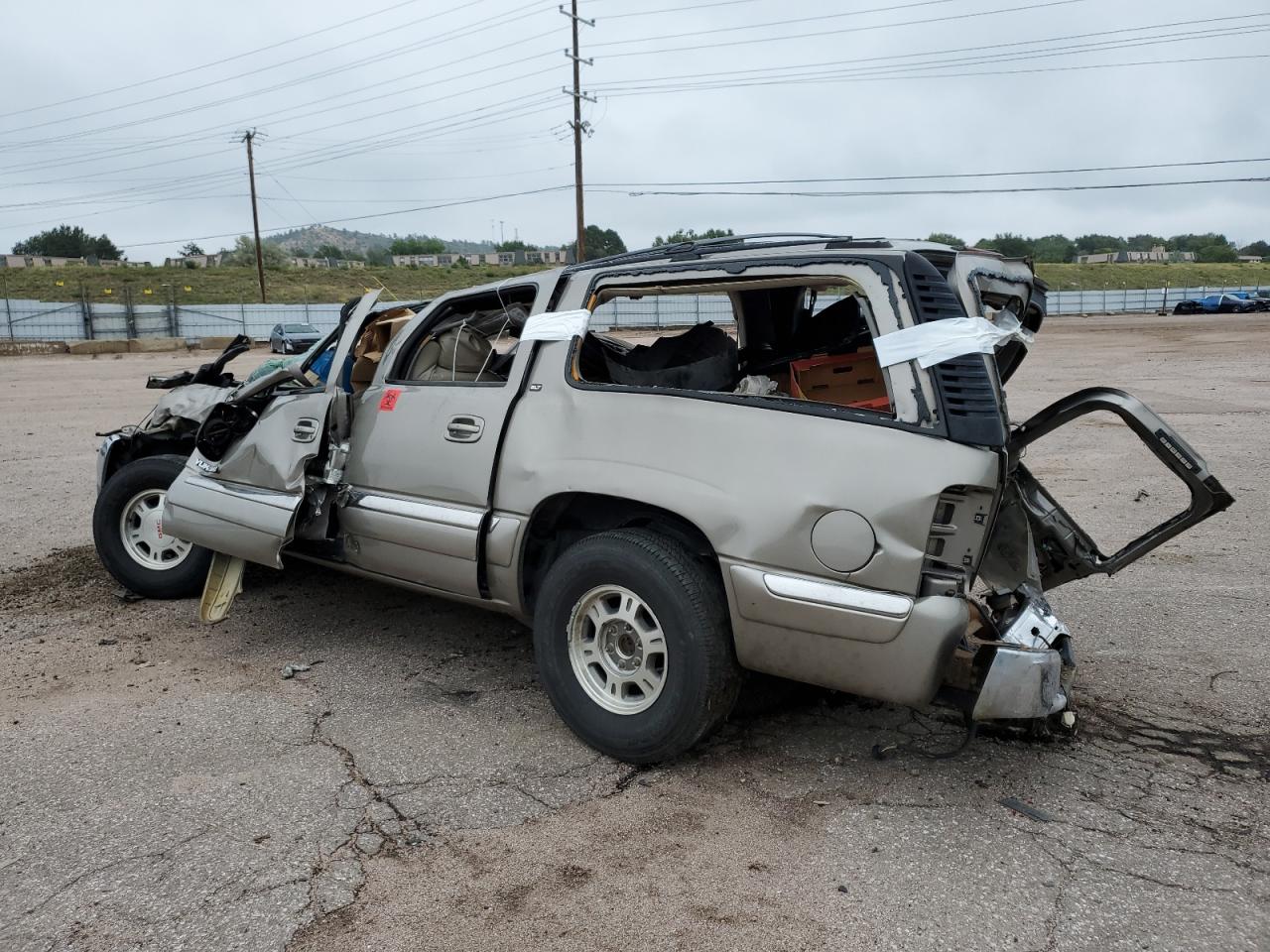 2001 GMC Yukon Xl K1500 grey suv gas 1GKFK16T61J311458 photo #3