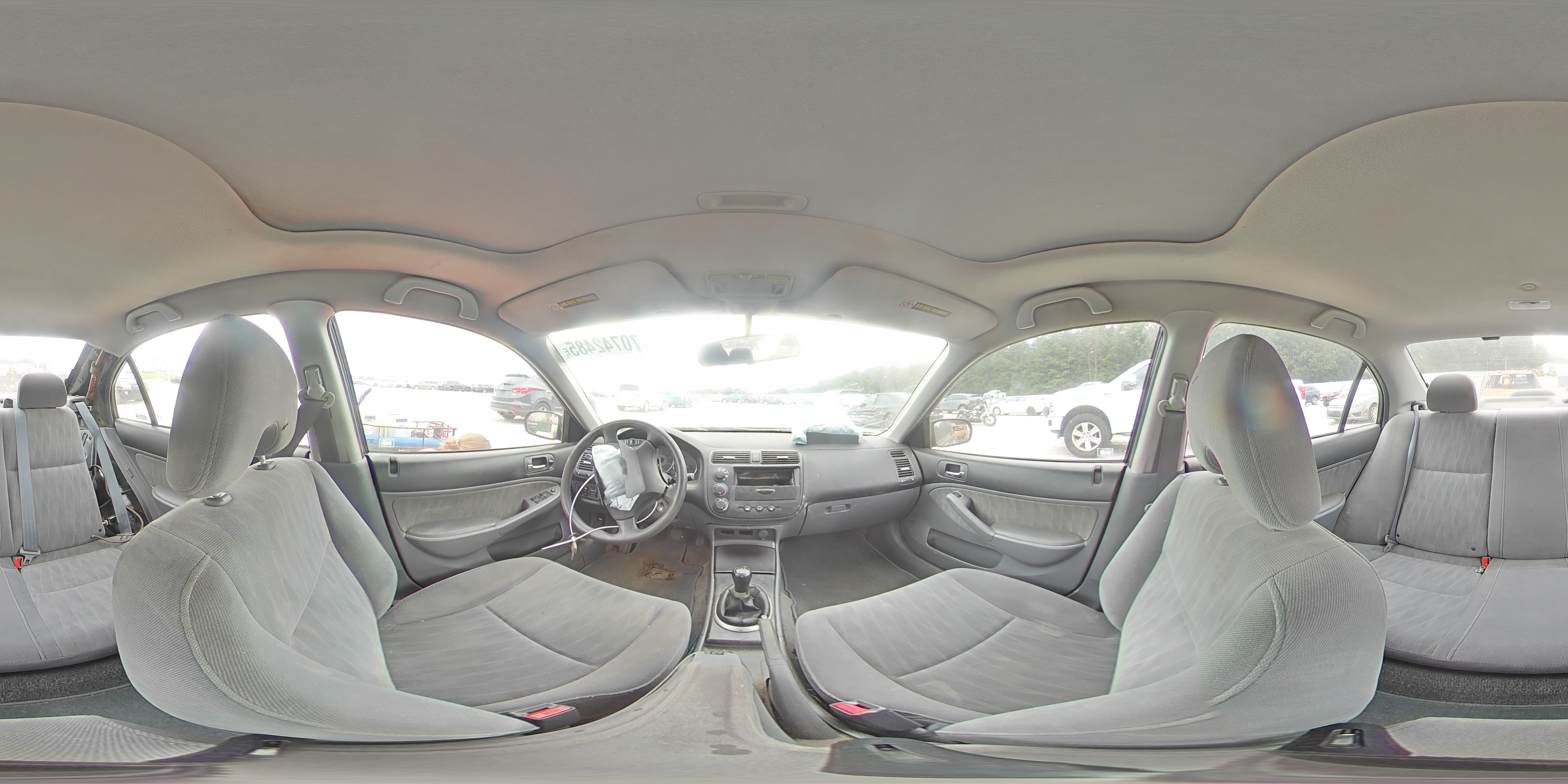 2004 Honda Civic Ex VIN: 2HGES257X4H627843 Lot: 70742485