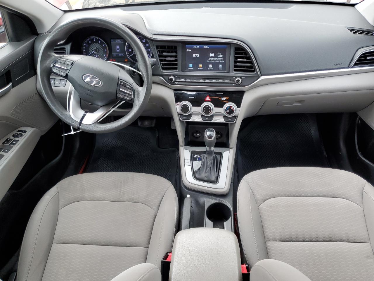 2019 Hyundai Elantra Sel VIN: KMHD84LF6KU772625 Lot: 70184145