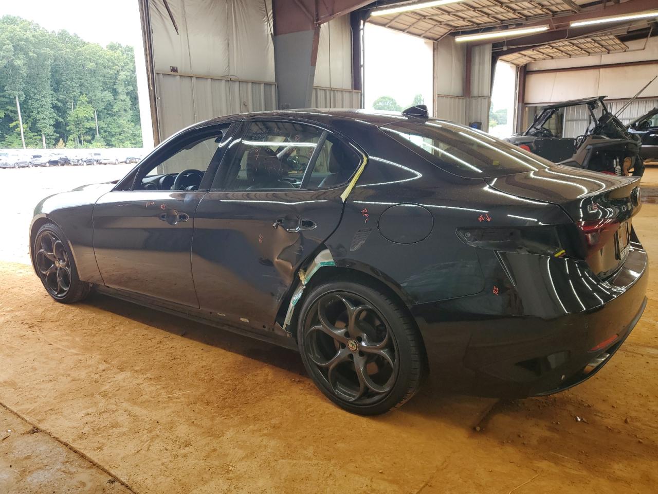 2018 Alfa Romeo Giulia Ti black null gas ZARFAECN5J7598807 photo #3