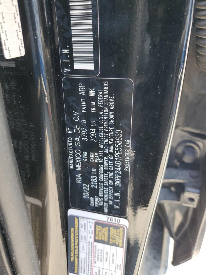 2023 Kia Forte Lx VIN: 3KPF24AD1PE558650 Lot: 67270755