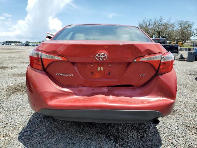  TOYOTA COROLLA 2014 Czerwony