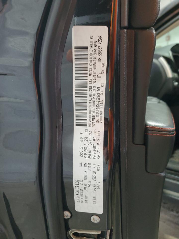 2016 Jeep Cherokee Trailhawk VIN: 1C4PJMBB7GW262929 Lot: 70249045