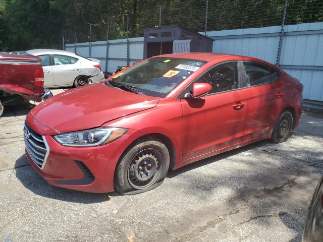  HYUNDAI ELANTRA 2018 Czerwony