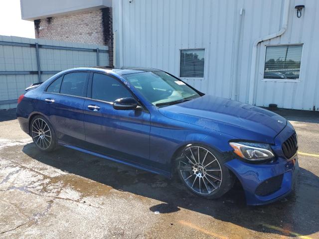  MERCEDES-BENZ C-CLASS 2018 Синий