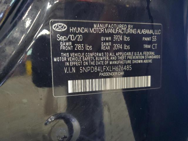 2020 HYUNDAI ELANTRA SEL  