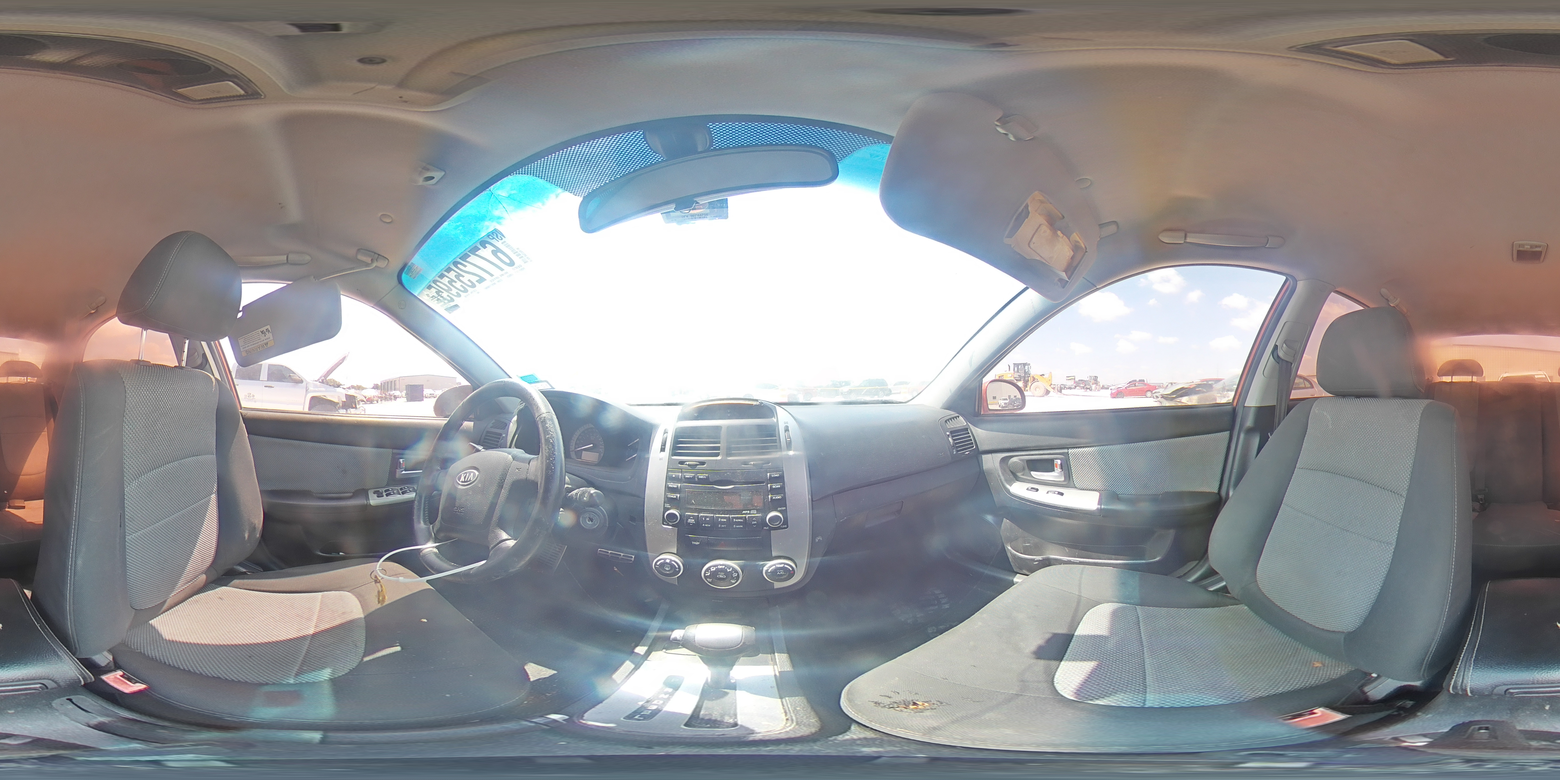 2007 Kia Spectra Ex VIN: KNAFE121375003064 Lot: 67725595
