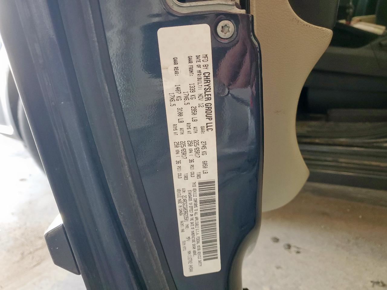 2013 Dodge Grand Caravan Sxt VIN: 2C4RDGCG0DR623501 Lot: 69407895