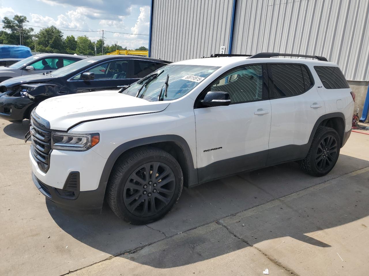 2023 GMC Acadia Slt white null gas 1GKKNULS7PZ153094 photo #1