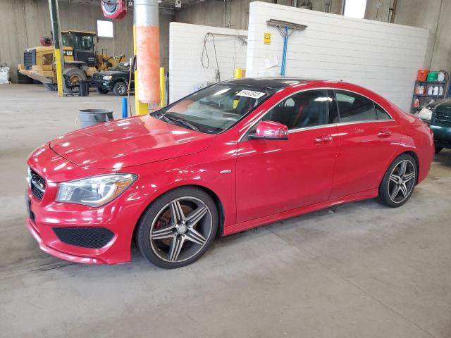  MERCEDES-BENZ CLA-CLASS 2015 Czerwony