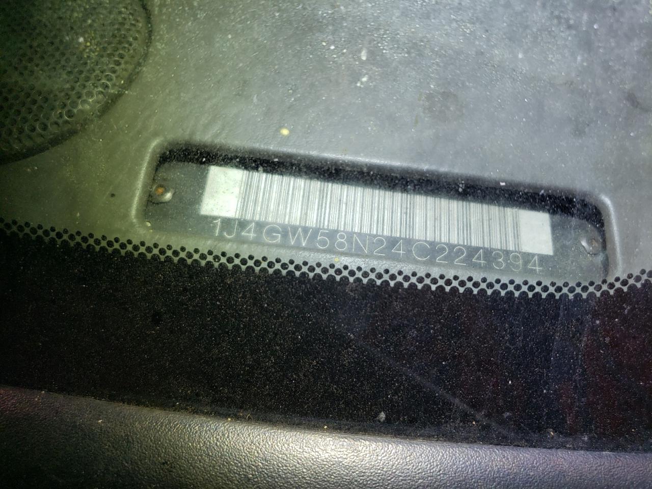 2004 Jeep Grand Cherokee Limited VIN: 1J4GW58N24C224394 Lot: 67487615