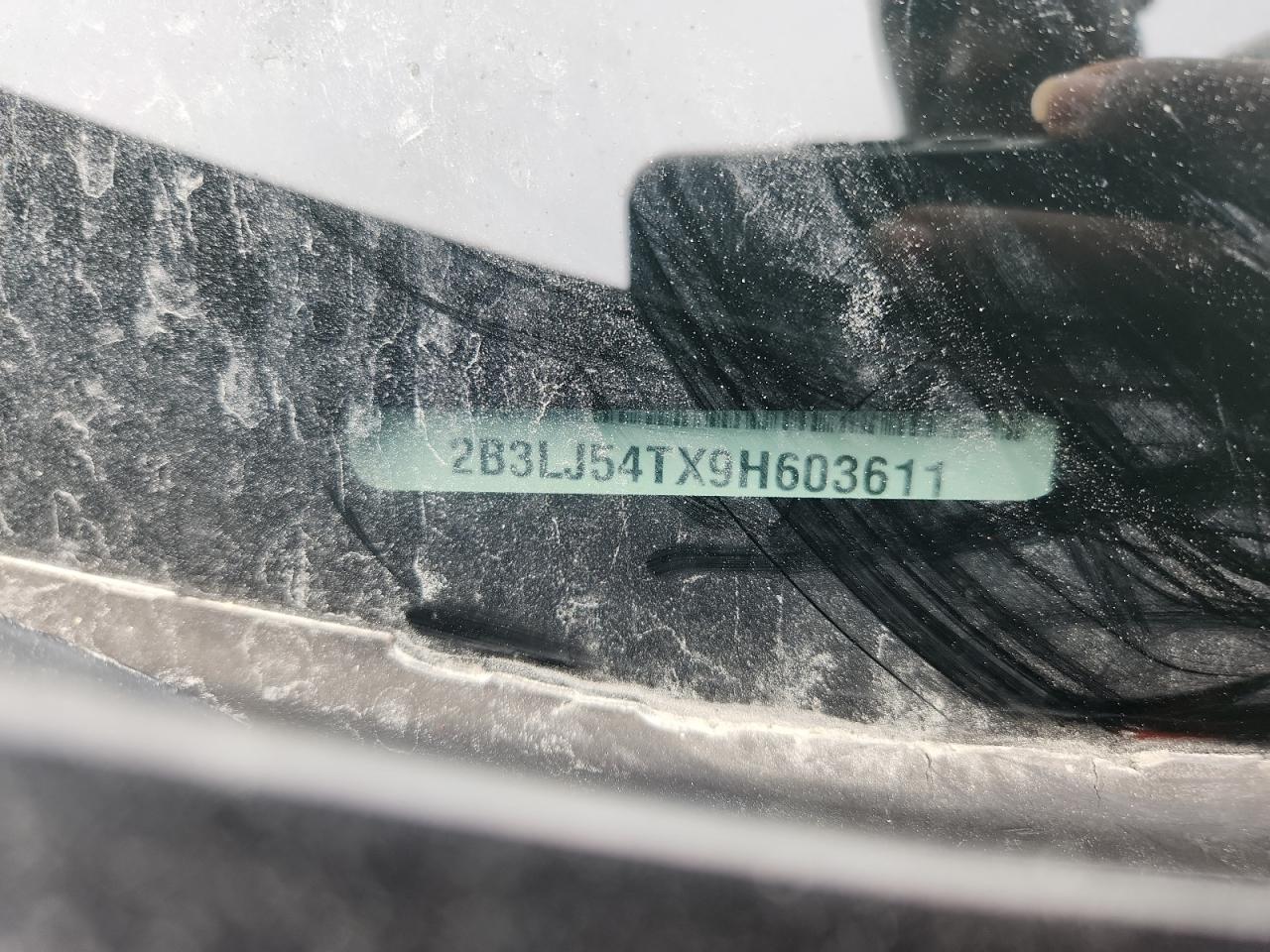 2009 Dodge Challenger R/T VIN: 2B3LJ54TX9H603611 Lot: 69131585