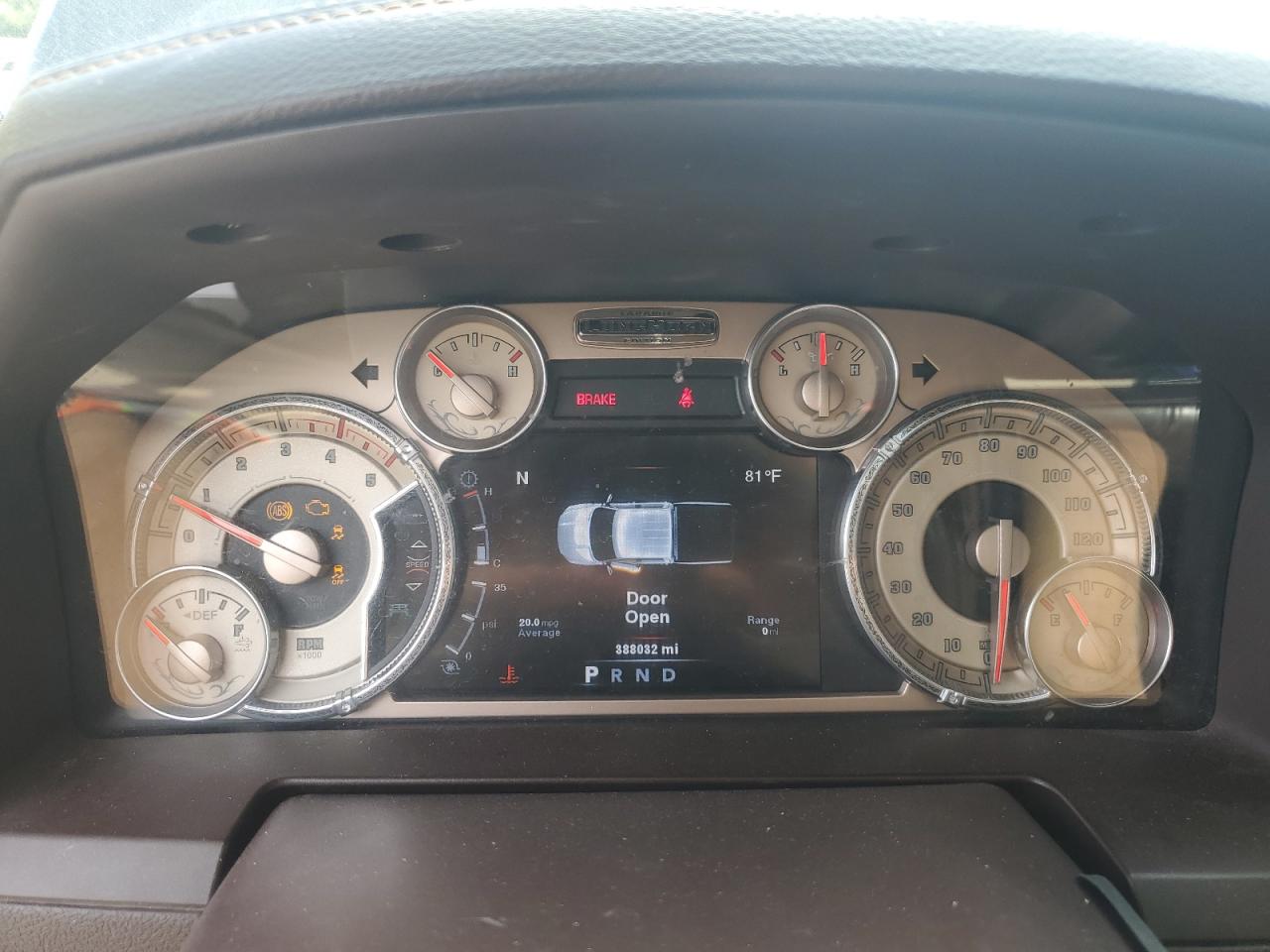 2013 Ram 2500 Longhorn VIN: 3C6UR5PL6DG544855 Lot: 70386865