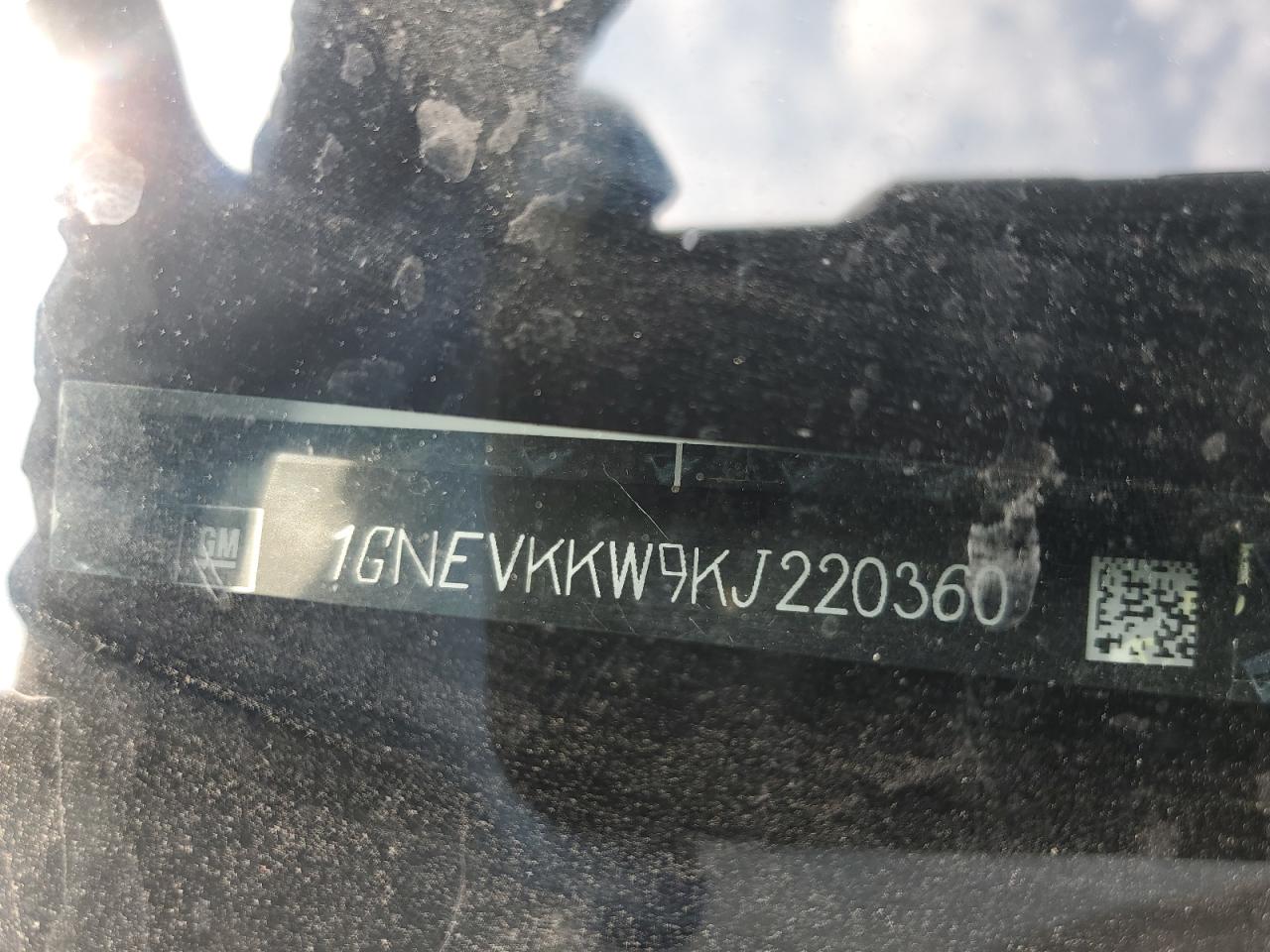 2019 Chevrolet Traverse Premier VIN: 1GNEVKKW9KJ220360 Lot: 66210805