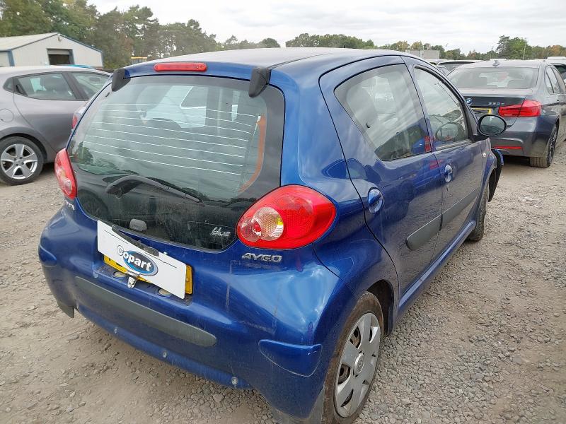 2007 TOYOTA AYGO BLUE