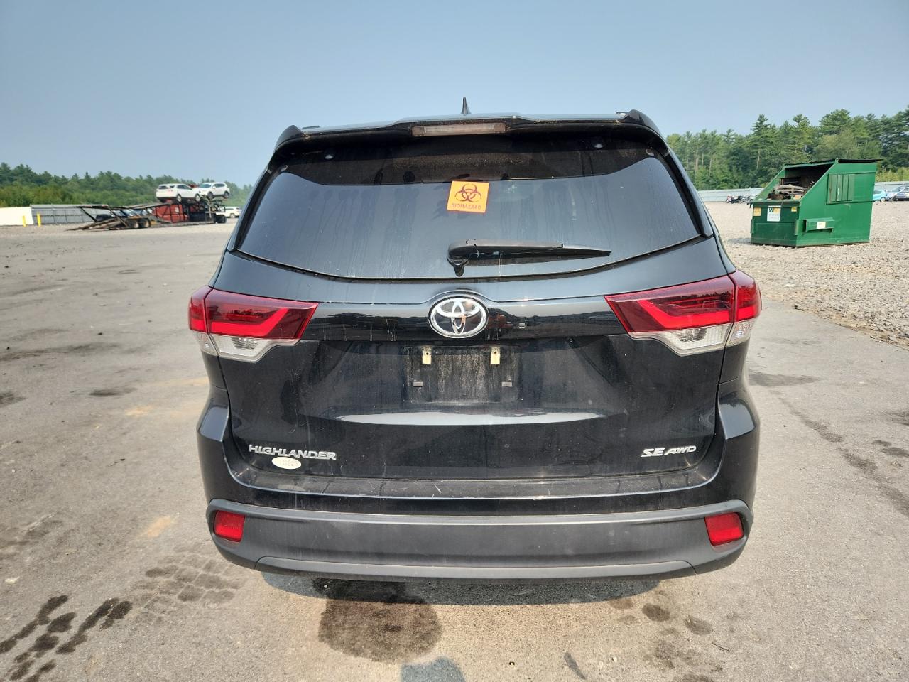 2019 Toyota Highlander Se VIN: 5TDJZRFH1KS608427 Lot: 67364575