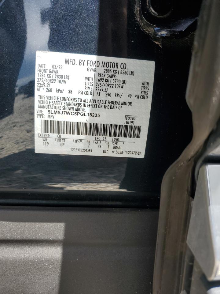 2023 Lincoln Aviator Reserve VIN: 5LM5J7WC5PGL18235 Lot: 69907555