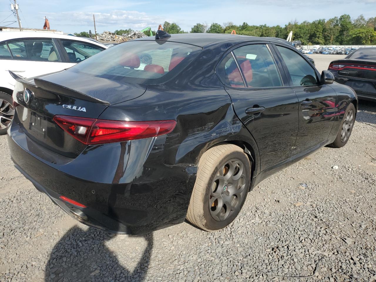 2018 Alfa Romeo Giulia Ti Q4 black null gas ZARFAEEN5J7583754 photo #4