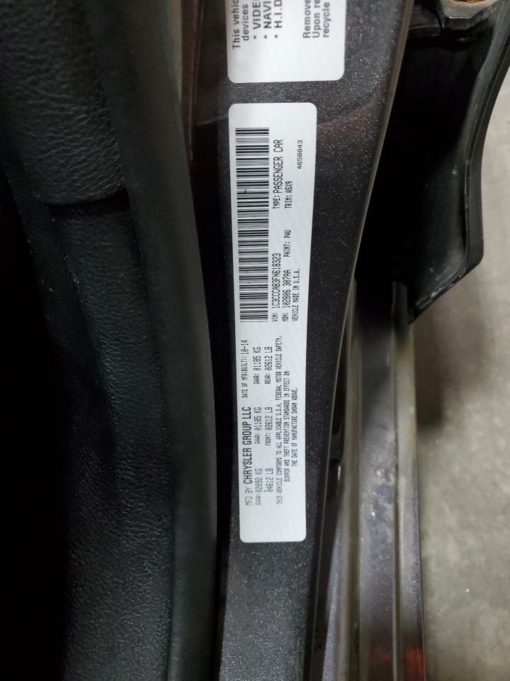 2015 Chrysler 200 Limited VIN: 1C3CCCAB3FN618323 Lot: 69222135