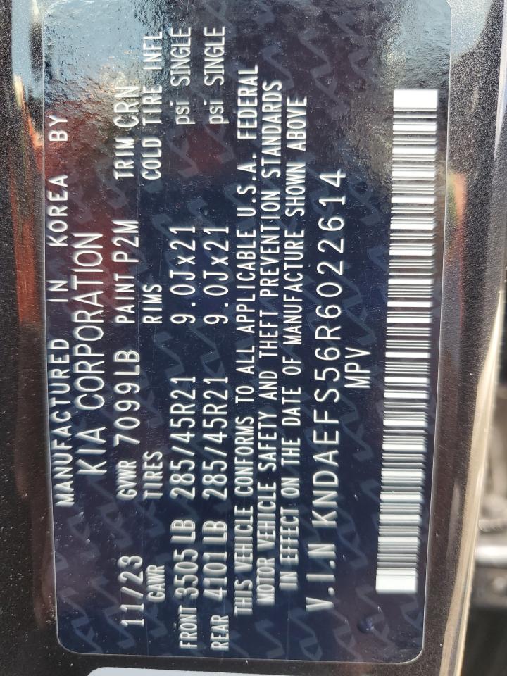 2024 Kia Ev9 Gt Line VIN: KNDAEFS56R6022614 Lot: 68198155