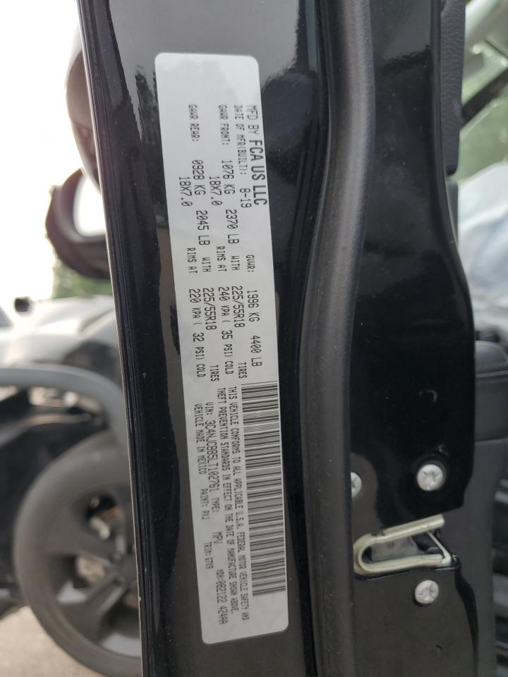 2020 Jeep Compass Latitude VIN: 3C4NJCBB5LT102761 Lot: 67450705