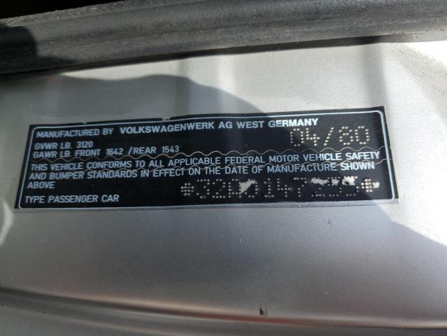 1980 VOLKSWAGEN                  DASHER