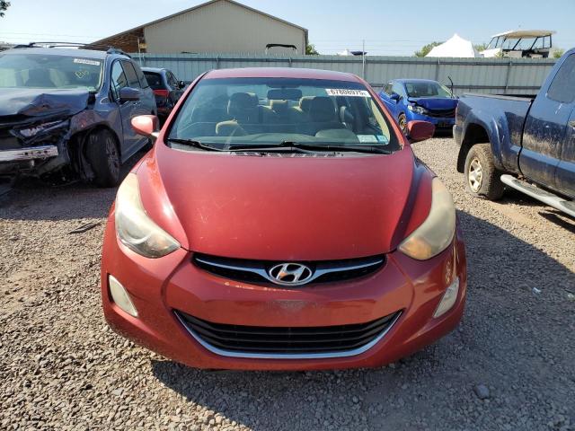 Sedans HYUNDAI ELANTRA 2012 Czerwony