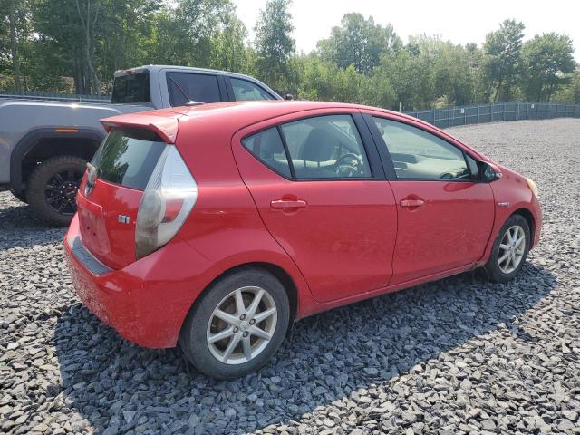 Hatchbacks TOYOTA PRIUS 2012 Czerwony
