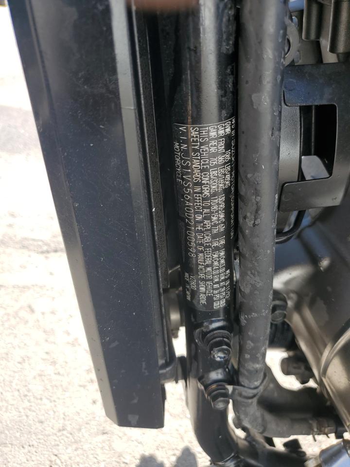 2013 Suzuki Vz800 VIN: JS1VS56A0D2100598 Lot: 69666085