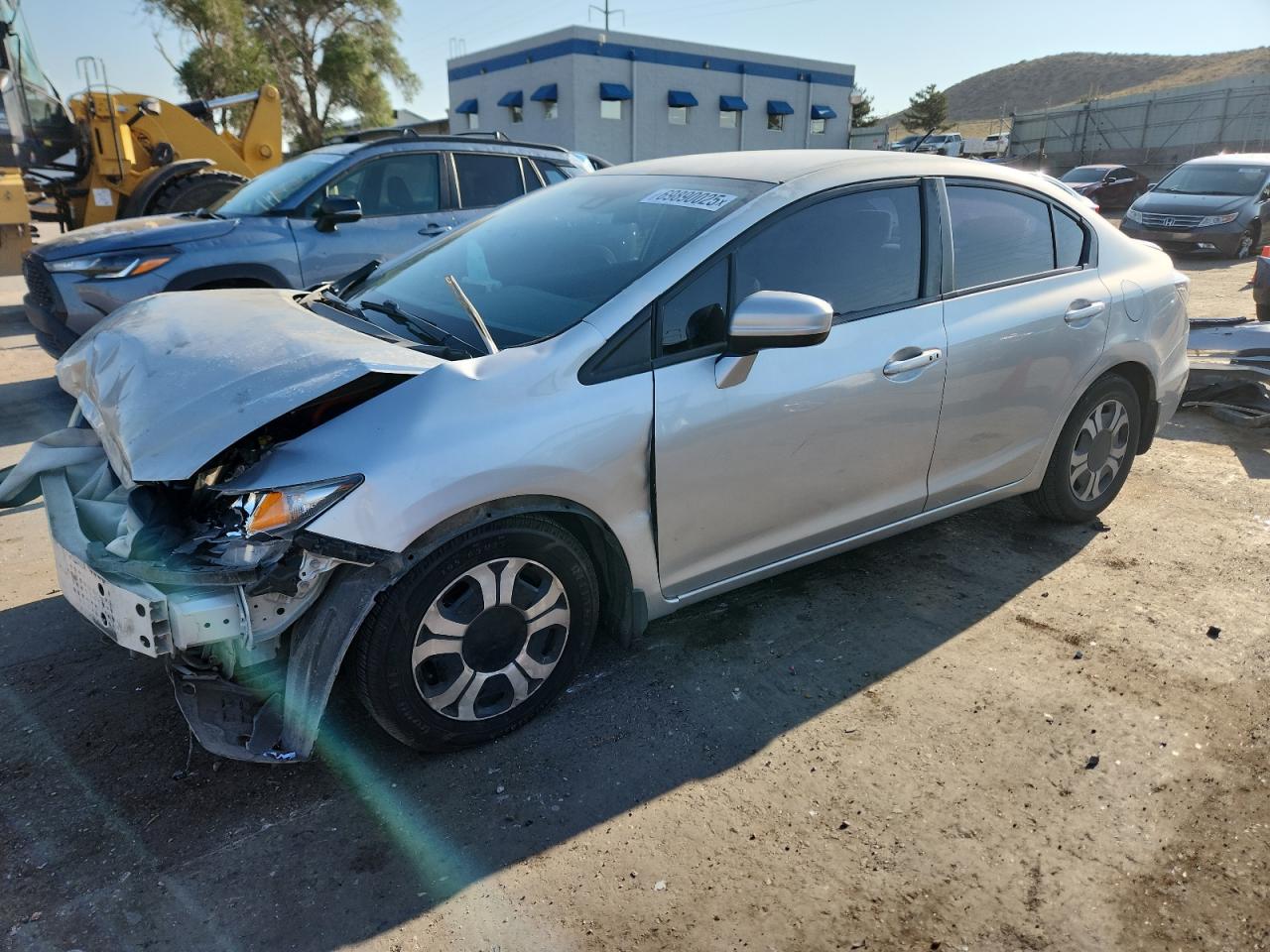 2014 Honda Civic Hybrid silver null hybrid 19XFB4F22EE001461 photo #1
