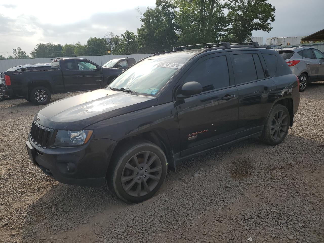 2016 Jeep Compass Sport black null gas 1C4NJDBB1GD730656 photo #1